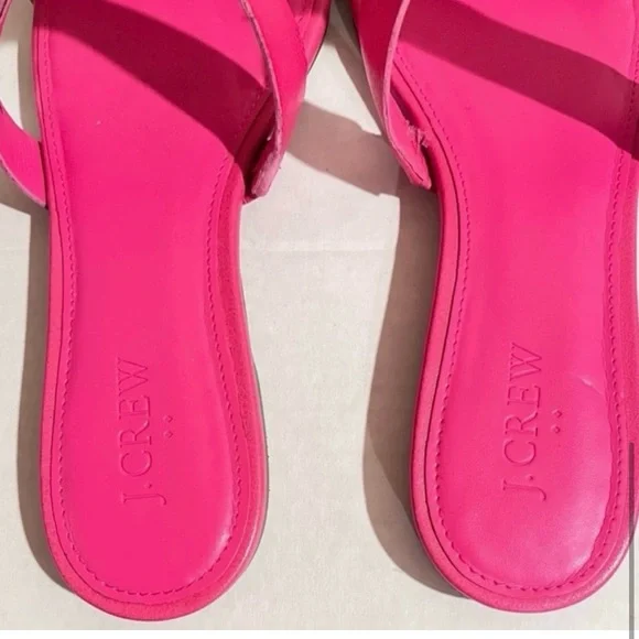 🎀HOST PICK🎀- NWOT- J. Crew Bright Pink Double Knotted Bow Sandals - Picture 3 of 6